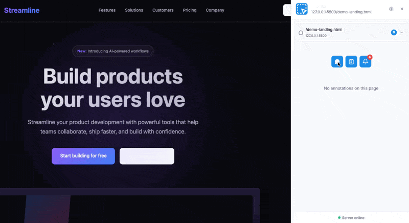 Visual Annotations Demo